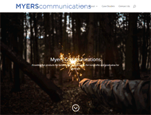 Tablet Screenshot of myerscommunications.net