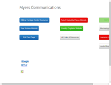 Tablet Screenshot of myerscommunications.us